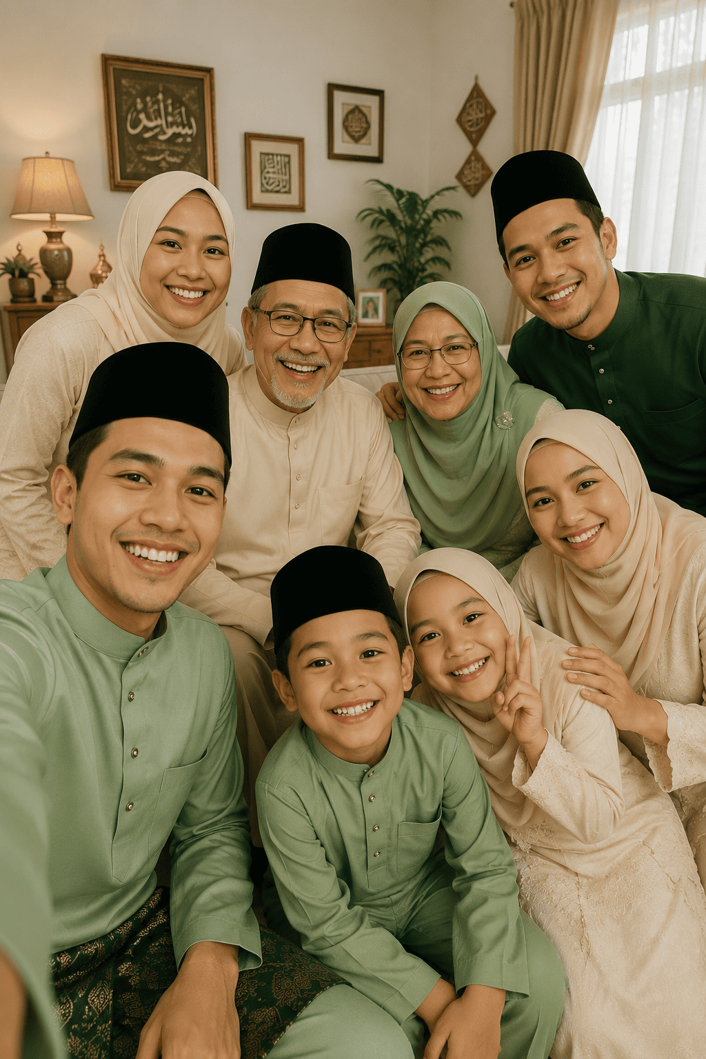 Keluarga Muslim yang sesuai menggunakan SmartFaraid